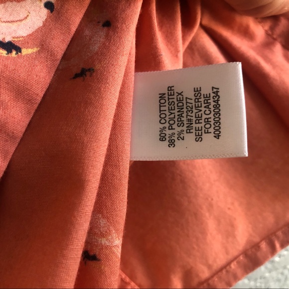 Mens, Sonoma, short-sleeved, button down shirt WITH PARROTS! - Picture 4 of 5